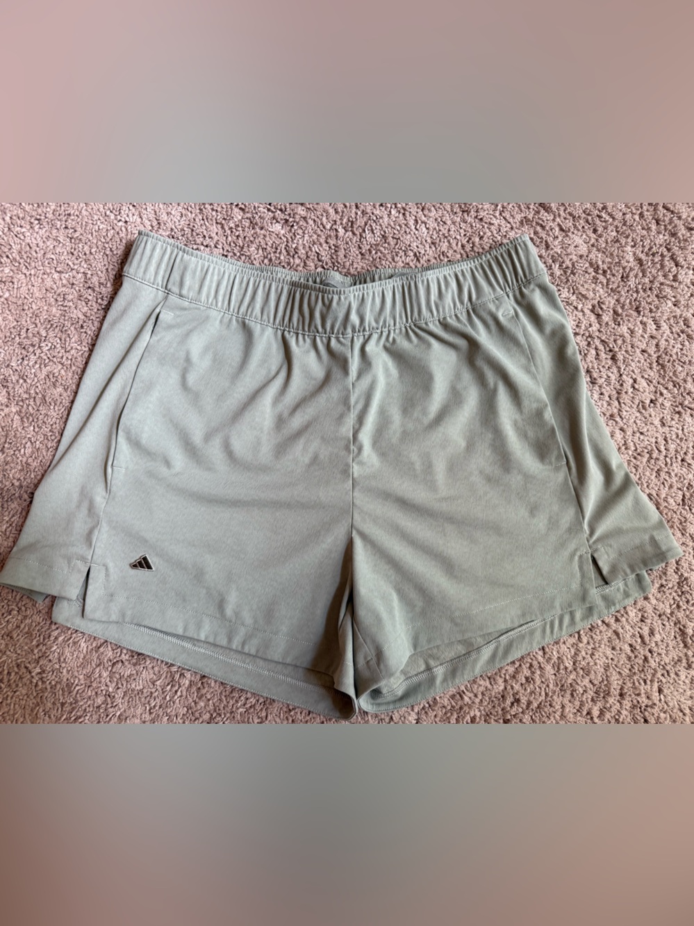 Adidas women’s khaki Performance Shorts